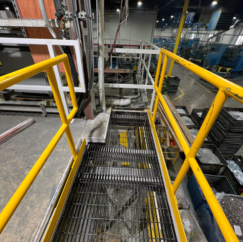 ND industry stair for 2nd-floor addition